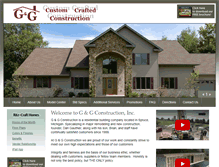 Tablet Screenshot of gandgconstructioninc.com